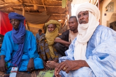 A group of Tuareg men