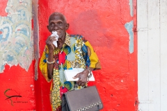 Portrait of a stylish man in Elmina in Elmina, Ghana