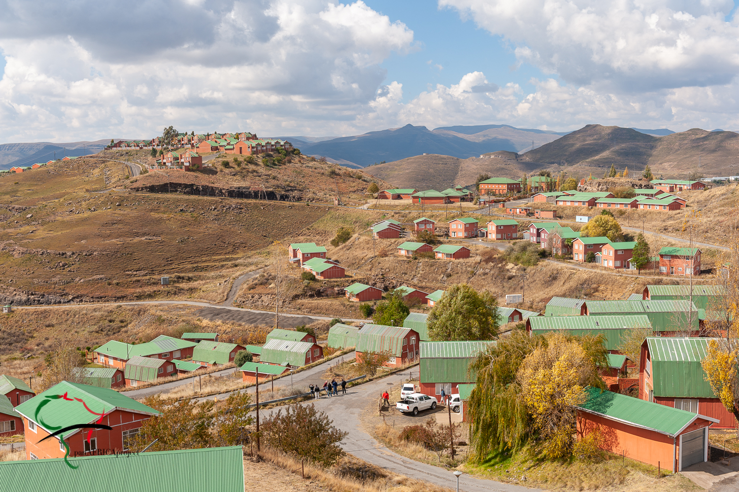 Neighborhood in Ha Mohale, Lesotho