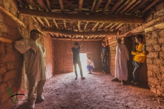 A family in a kasbah