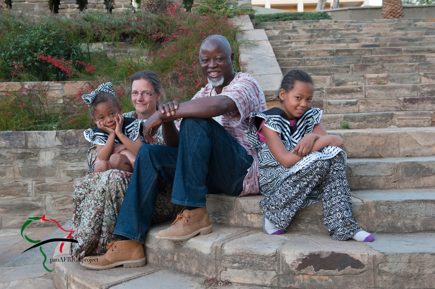 Portrait of Ndumba Kamwanyah and his family.