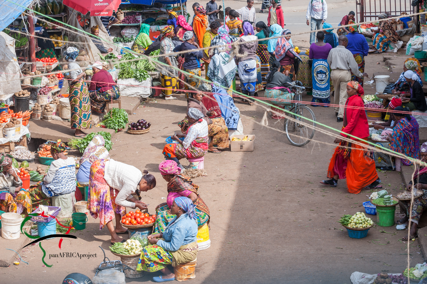 Women vendors at a market