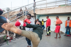 Martial arts class