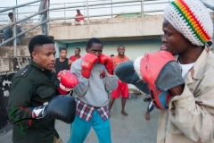 Martial arts class