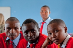 A portrait of a group of students