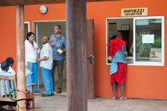 A patient checking in