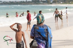 People on the beach