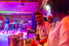 People enjoying music at a club