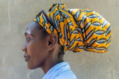 Portrait of a woman from the Bemba tribe