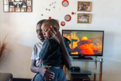 Kids in their living room