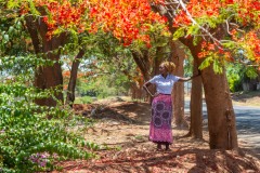 A portrait of a woman from the bemba tribe