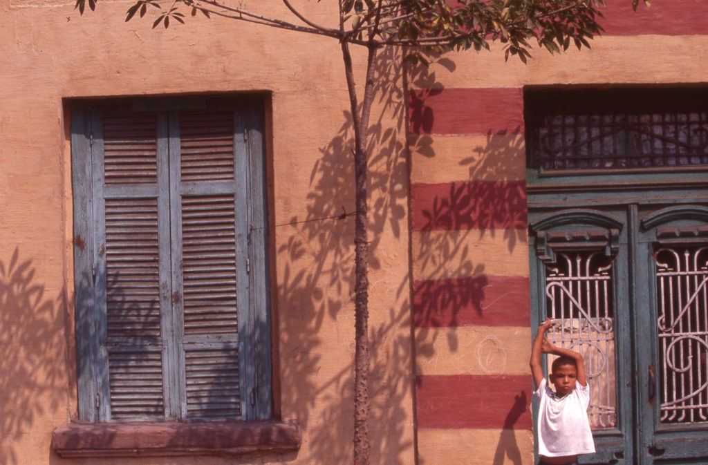 Portrait of boy in Cairo, The City of the Dead