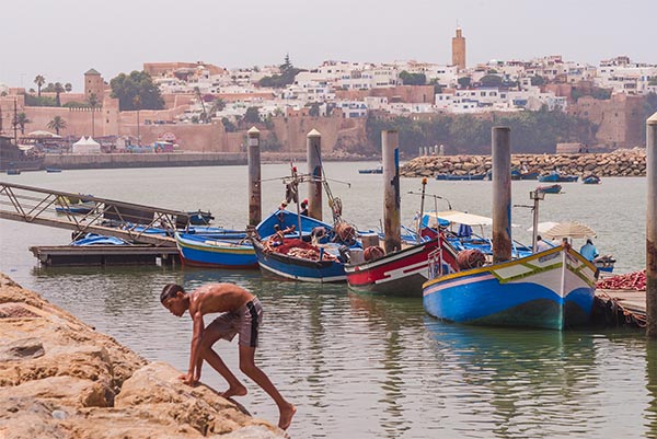 waterfront in Morocco