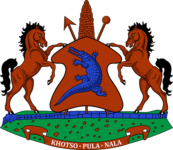 lesotho coat of arms
