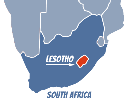 lesotho in South Africa