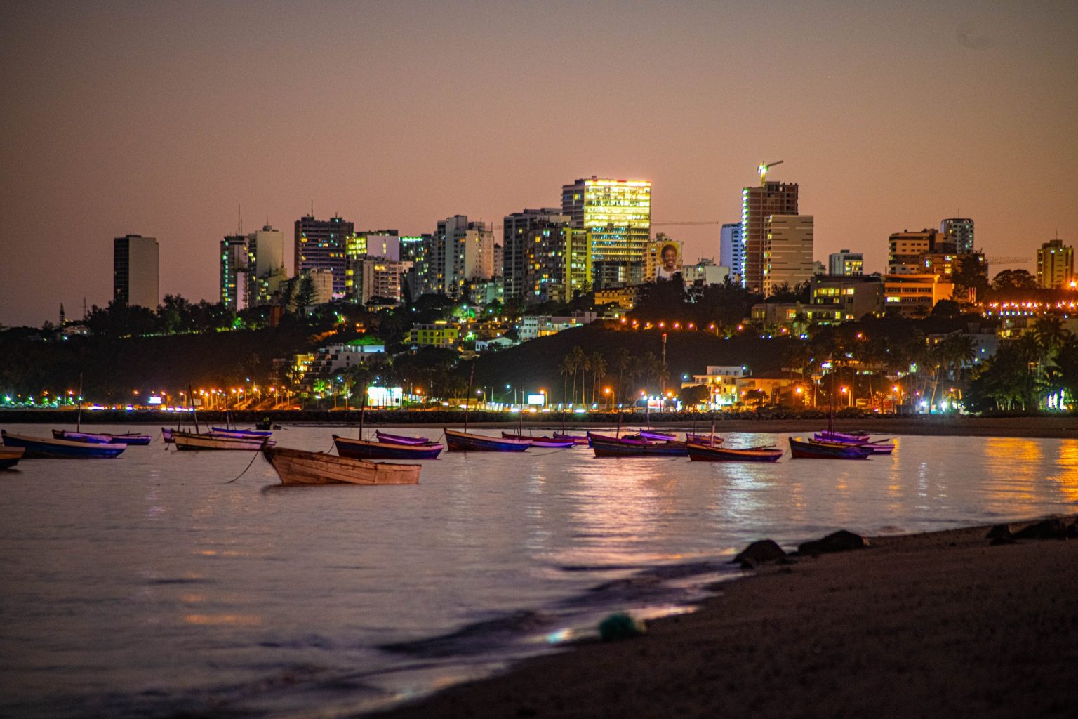 Mozambique skyline